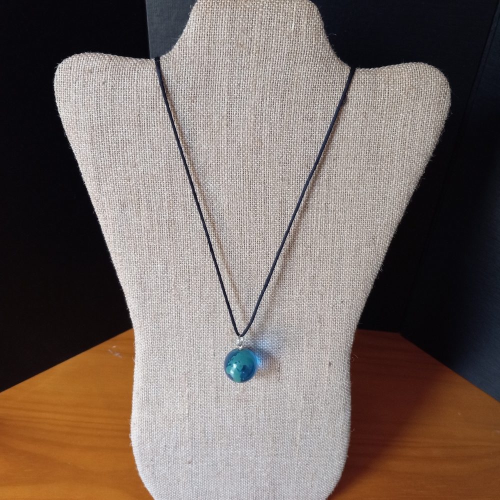 Glass Globe Pendant Necklace
